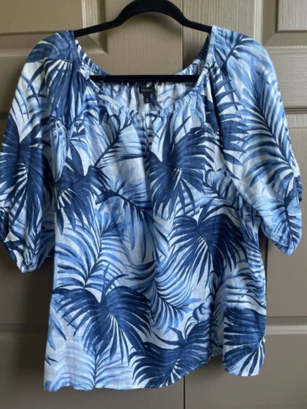 Super soft 100% linen top woman size XL NWOT